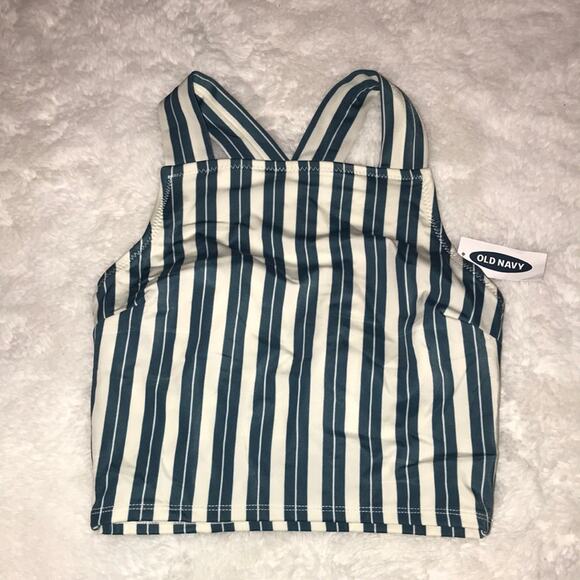 Old Navy Striped Swim Top - Picture 1 of 3